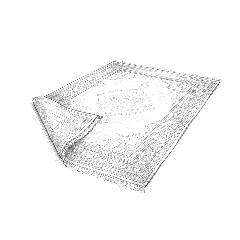 Carnegie Oushak, drawing