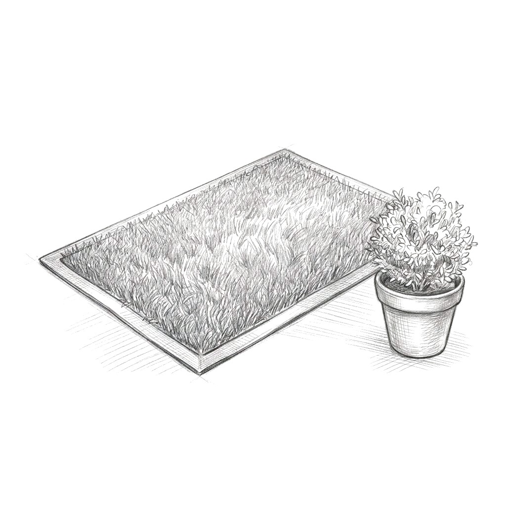 Mercer Coil Mat, drawing