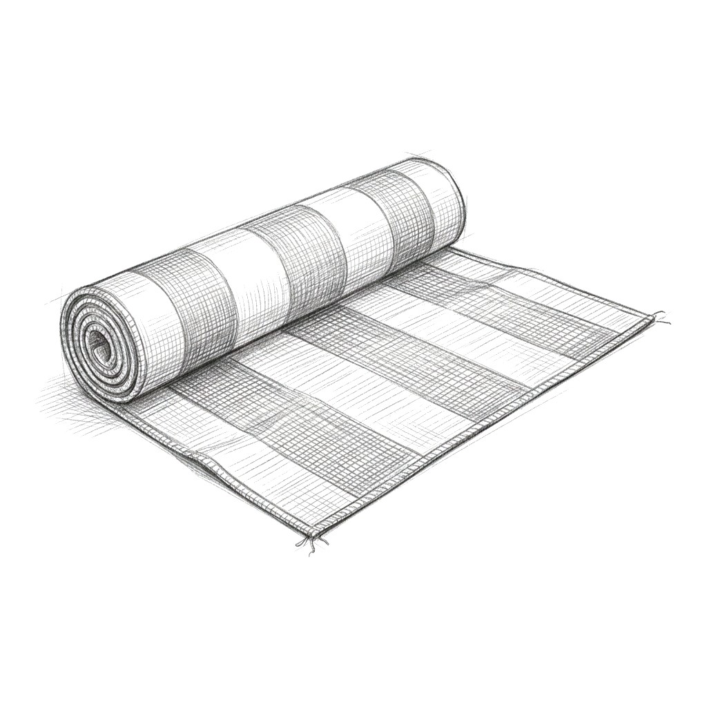 Mercer Tufted Mat, drawing