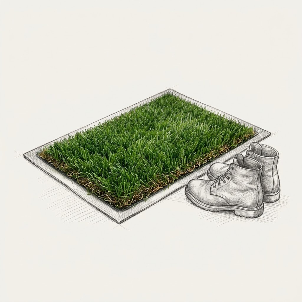 Mercer Turf Mat, study